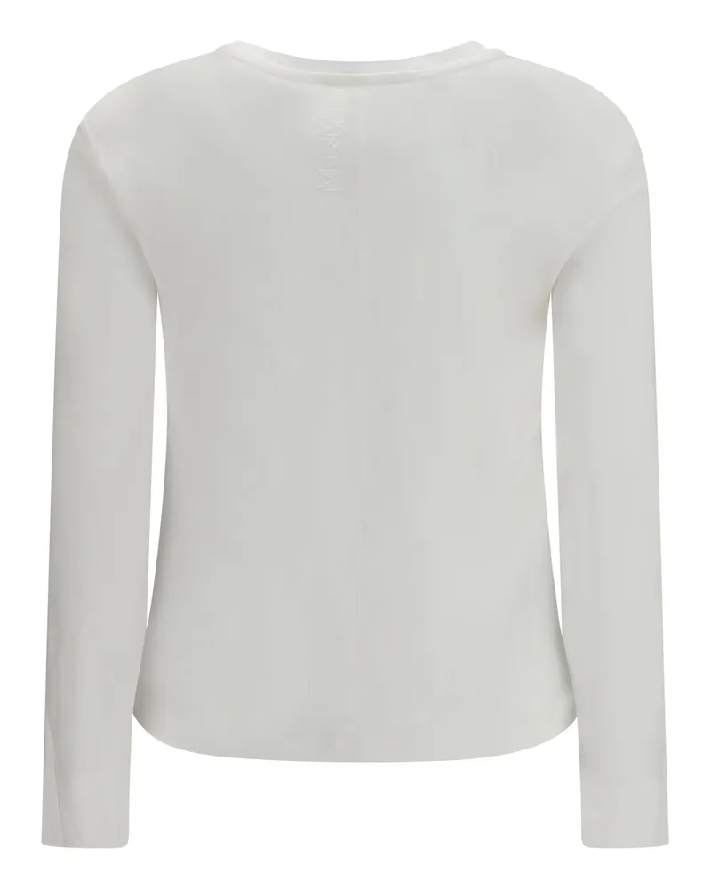 Max Mara Women's T-Shirt Fumetto White Cotton T-Shirts & Jerseys 
