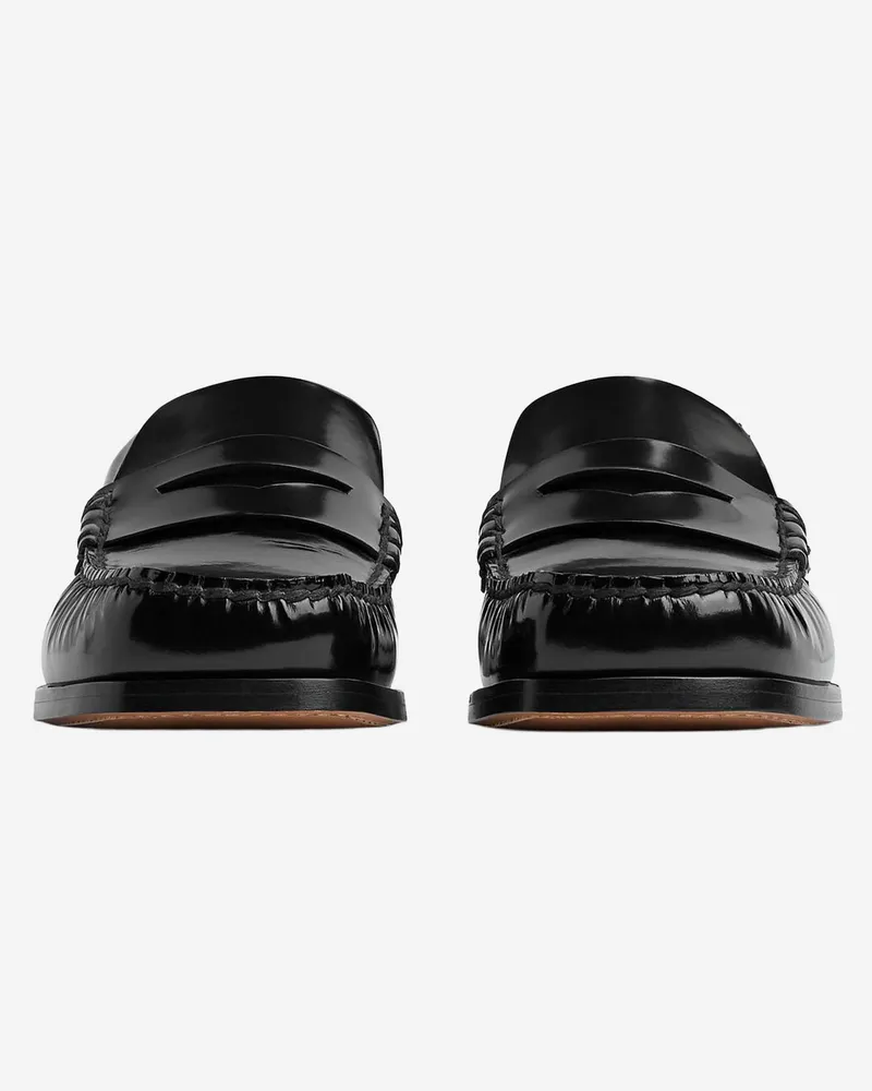 Bottega Veneta Women's Truman Calfskin Loafers Black Black