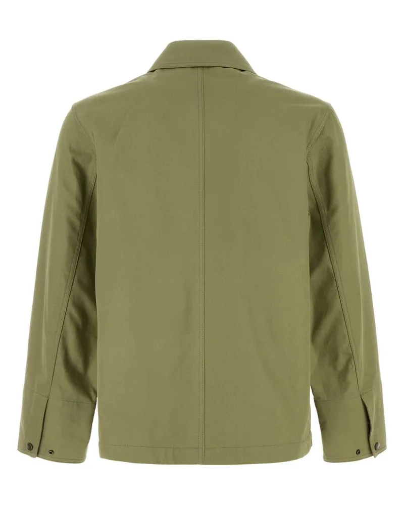 Burberry Men's Cotton Jacket Green Green