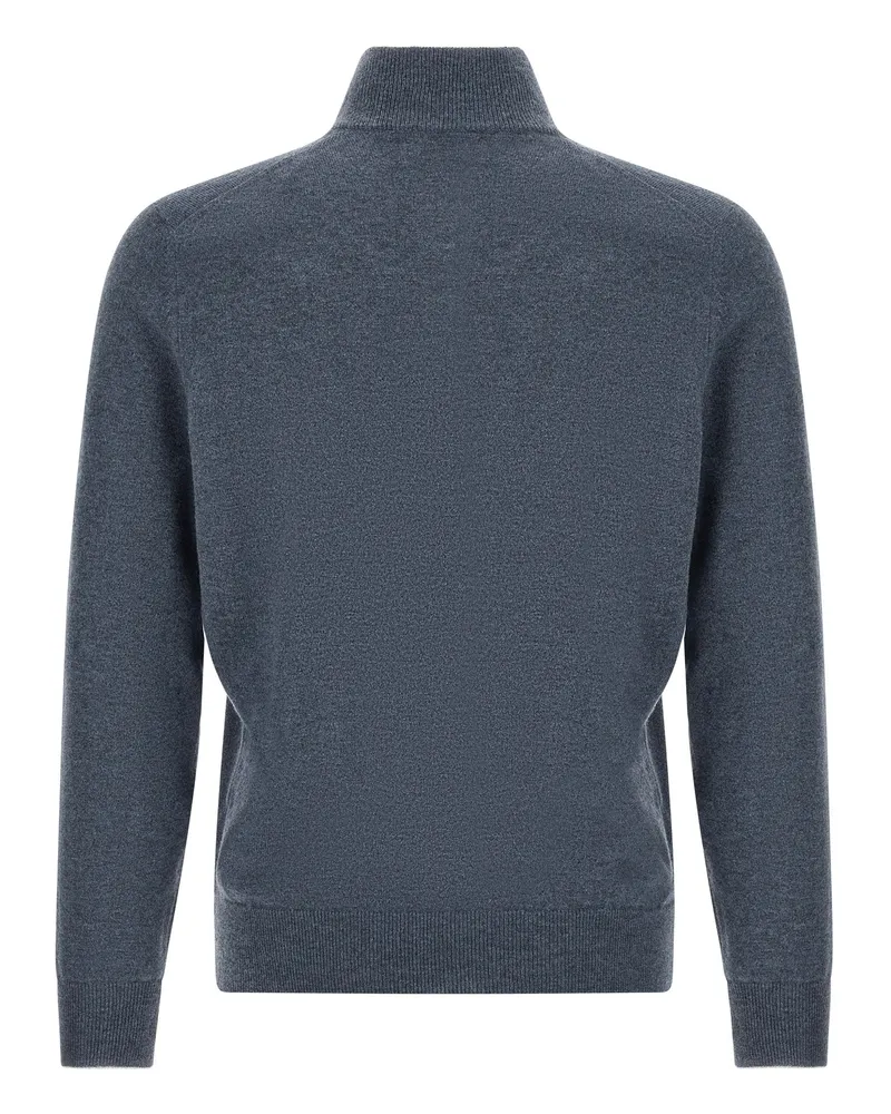 Brunello Cucinelli Men's Blue Cashmere Cardigan Clothing Blue