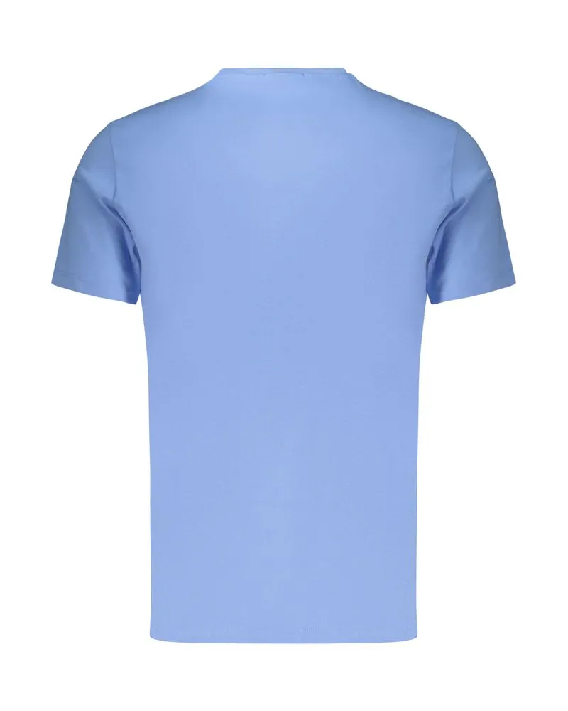 Calvin Klein Cotton Crew Neck T-Shirt — Blue Blue