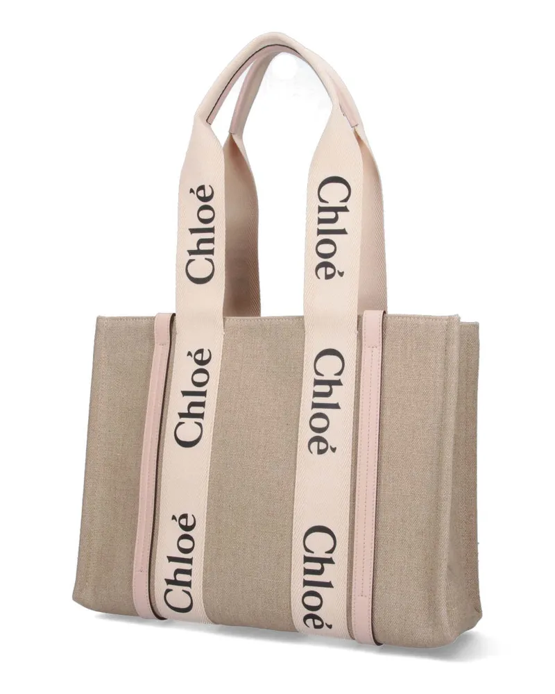 Chloé Women's Chloè Bags White Linen Beige