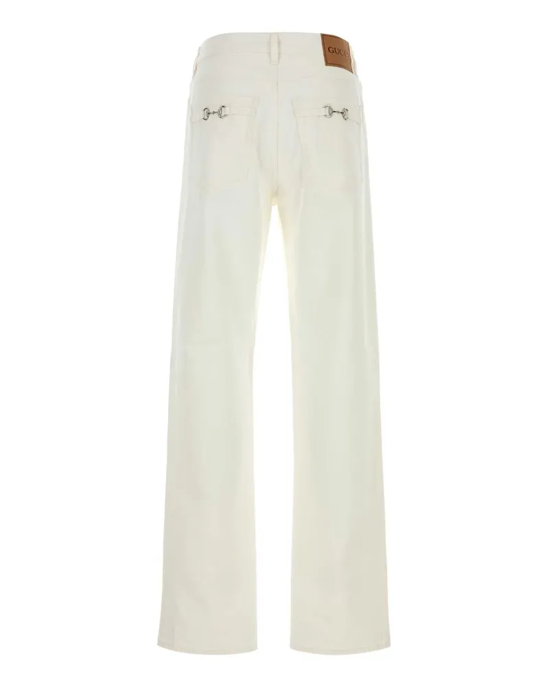 Gucci White Denim Jeans — White White