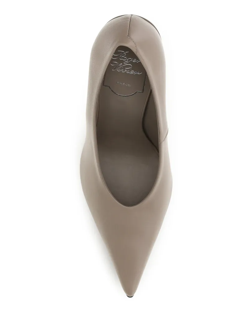 Roger Vivier Choc Pumps — Beige Beige