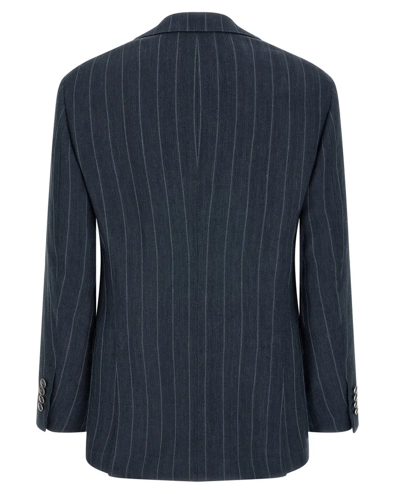 Brunello Cucinelli Tailor Blazer — Navy Navy