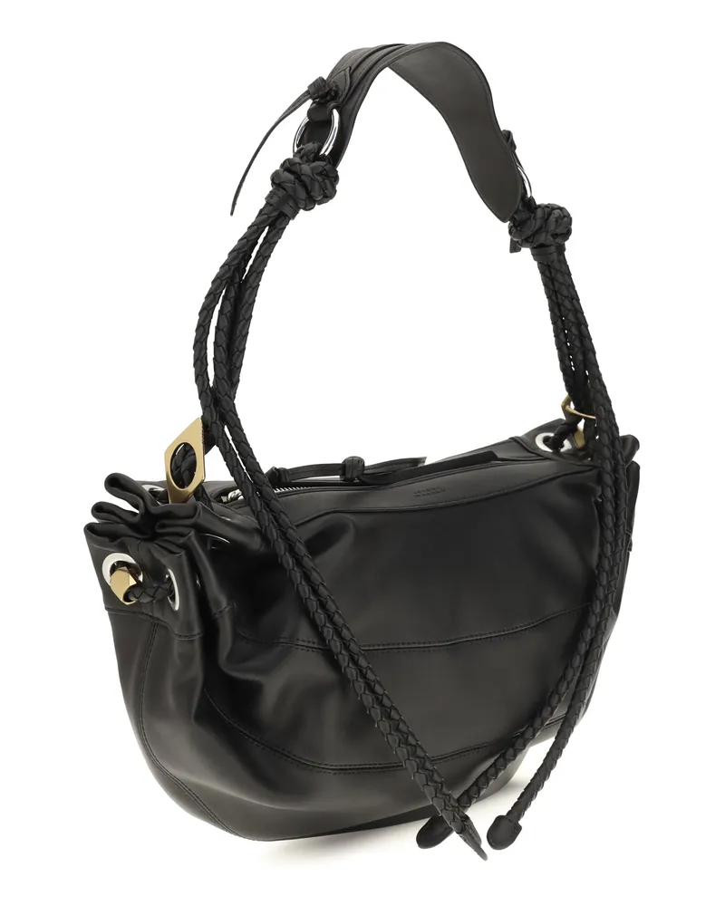 Isabel Marant Women's Shoulder Bag Maia Black Lambskin Black