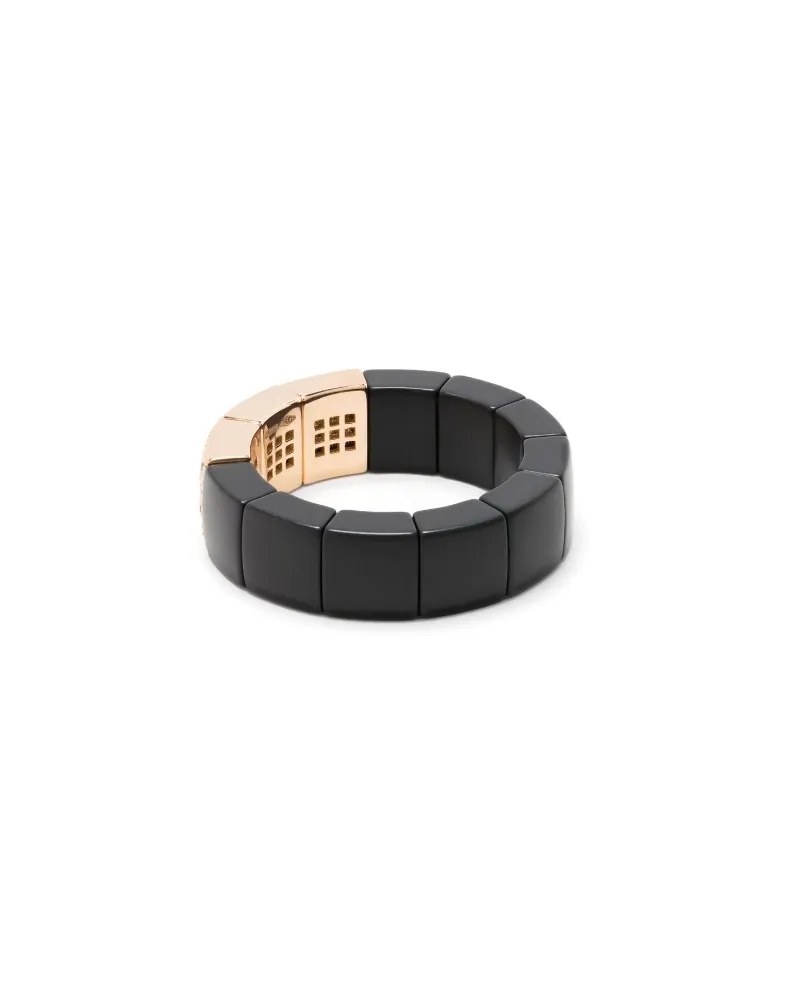 Roberto Demeglio 18kt White Gold Diamond Ring Continuty Black