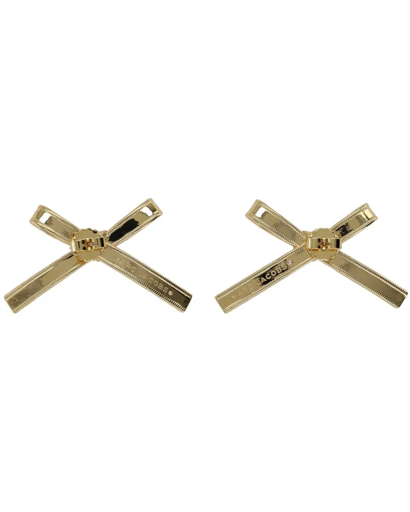 Marc Jacobs Lingerie Bow Earrings — Gold Gold