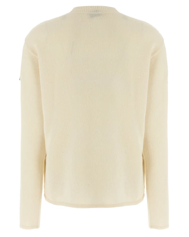 Moncler Women's White Wool Cardigan Clothing White