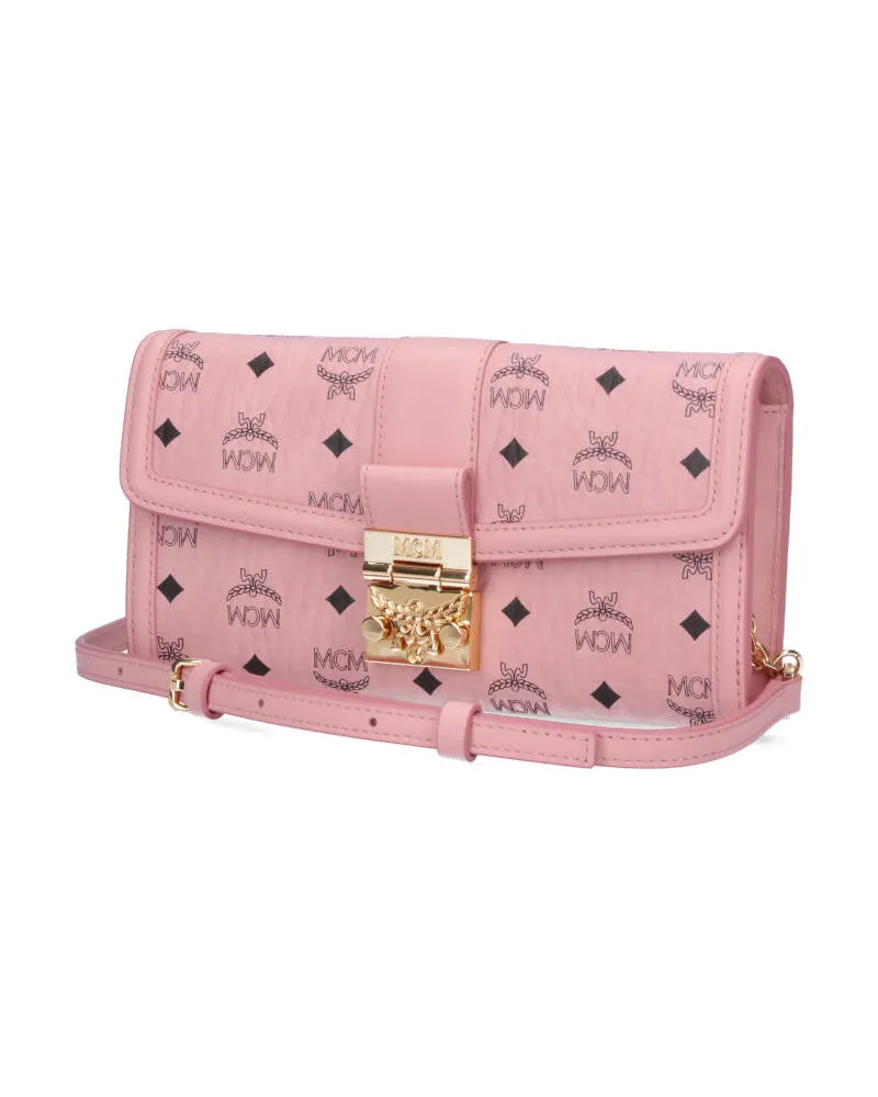MCM Women's Wallets Pink Polyurethane Pink