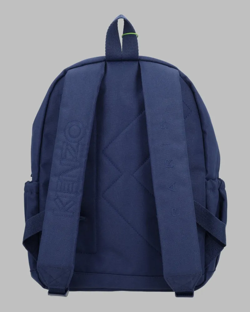 Kenzo Boys' Backpack Blue Polyester - Lining: Backpacks Blue