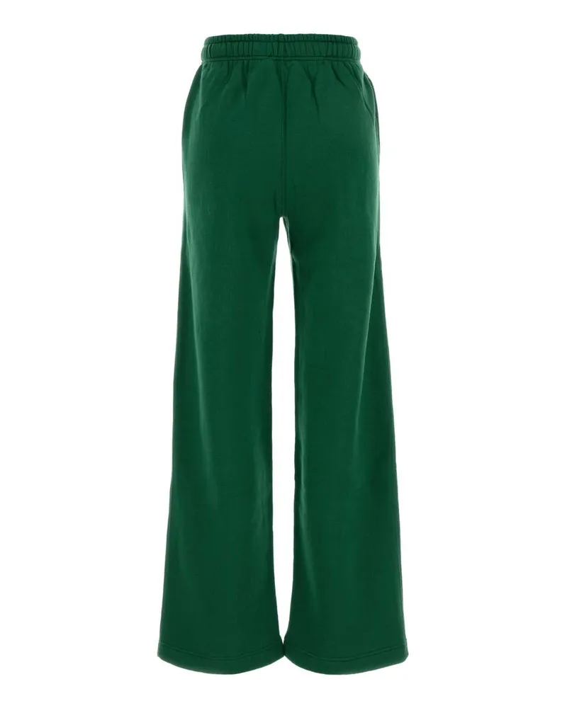 Ralph Lauren Women's Green Cotton Blend Joggers Bushgreen Exterior: Polyester Pantaloni Trousers Green