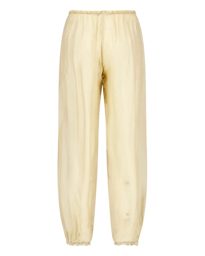 Paloma Wool Women's Trousers Beige Silk Beige