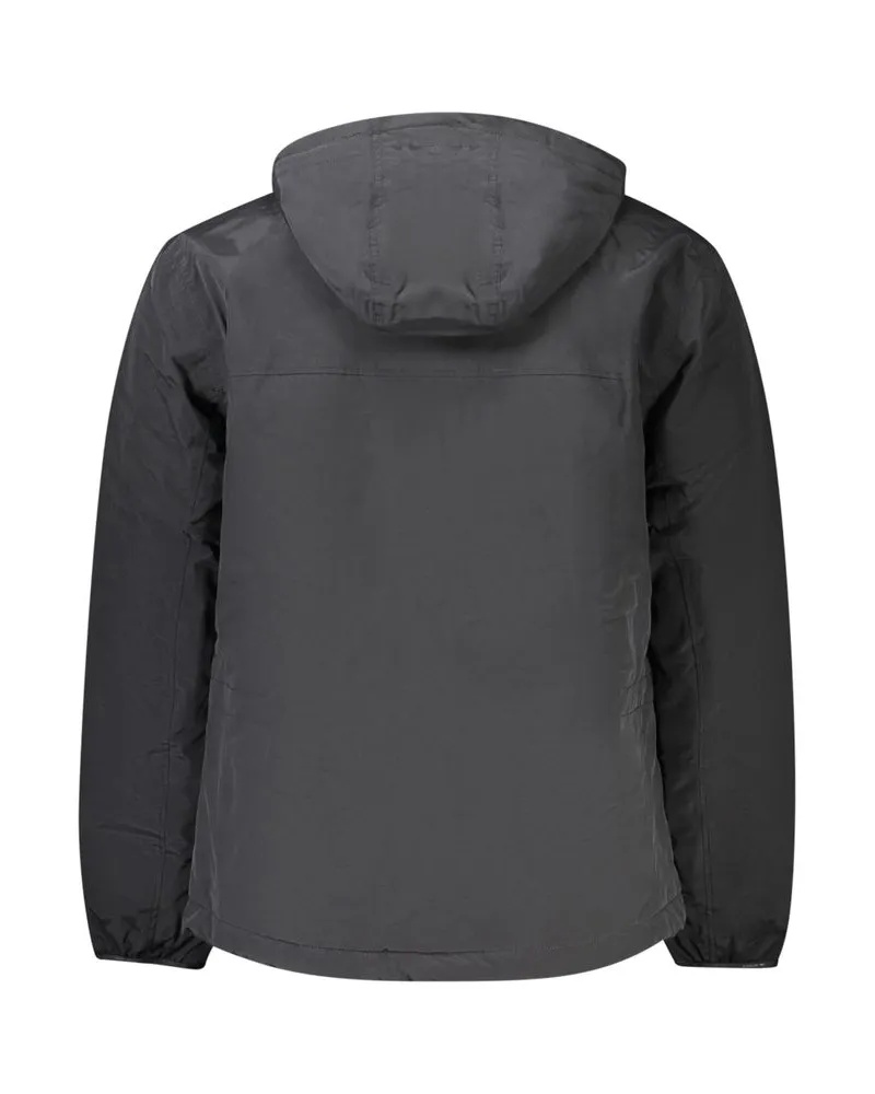 Napapijri Recycled Polyamide Hooded Jacket — Black Black