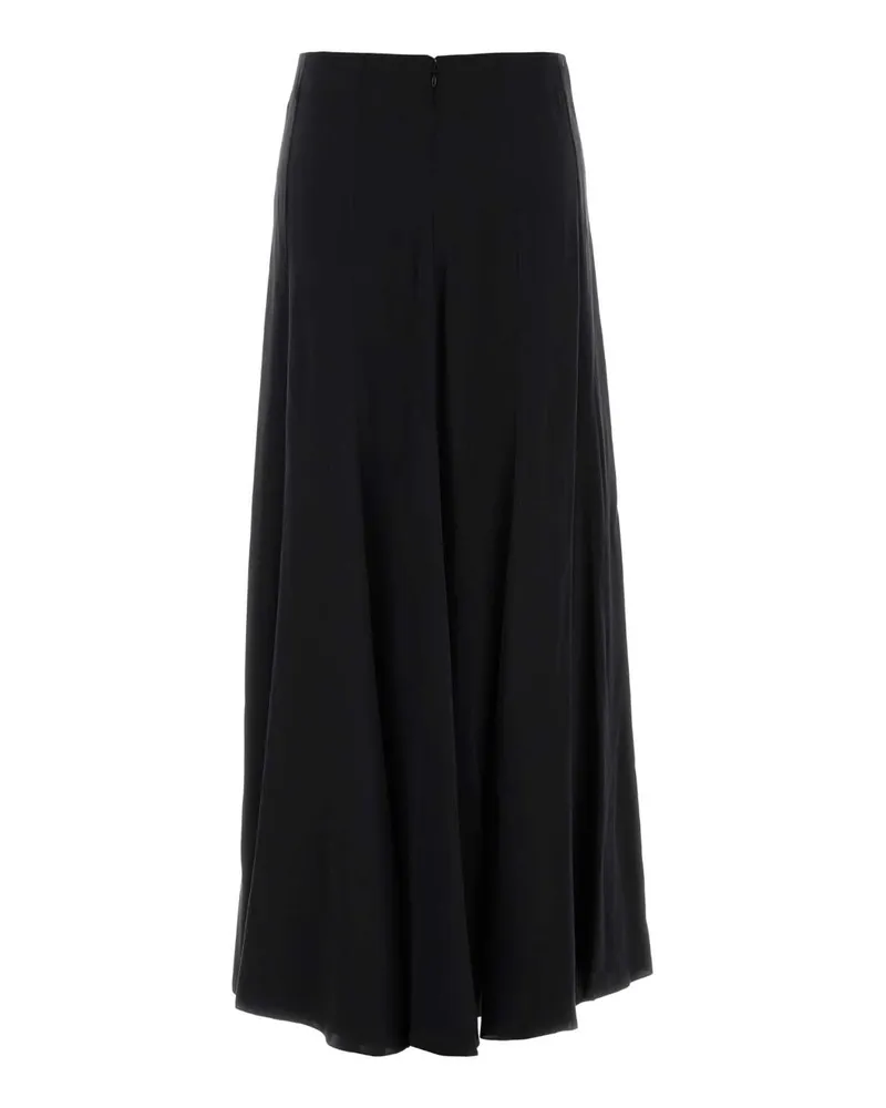 Chloé Women's Black Satin Skirt Gonne Black