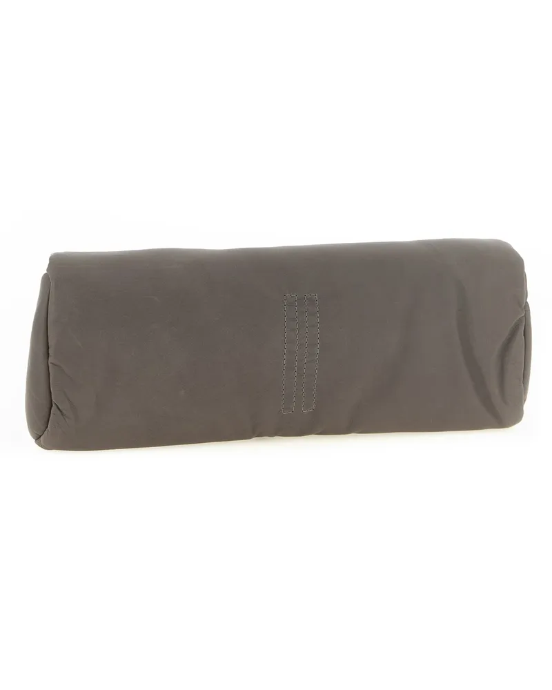 Rick Owens Women's Gray Calfskin Clutch Bag Gray