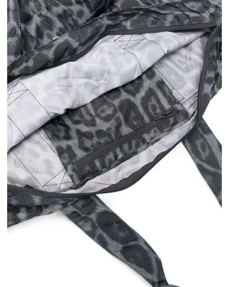 adidas Leopard-Print Tote Bag — Grey Grey