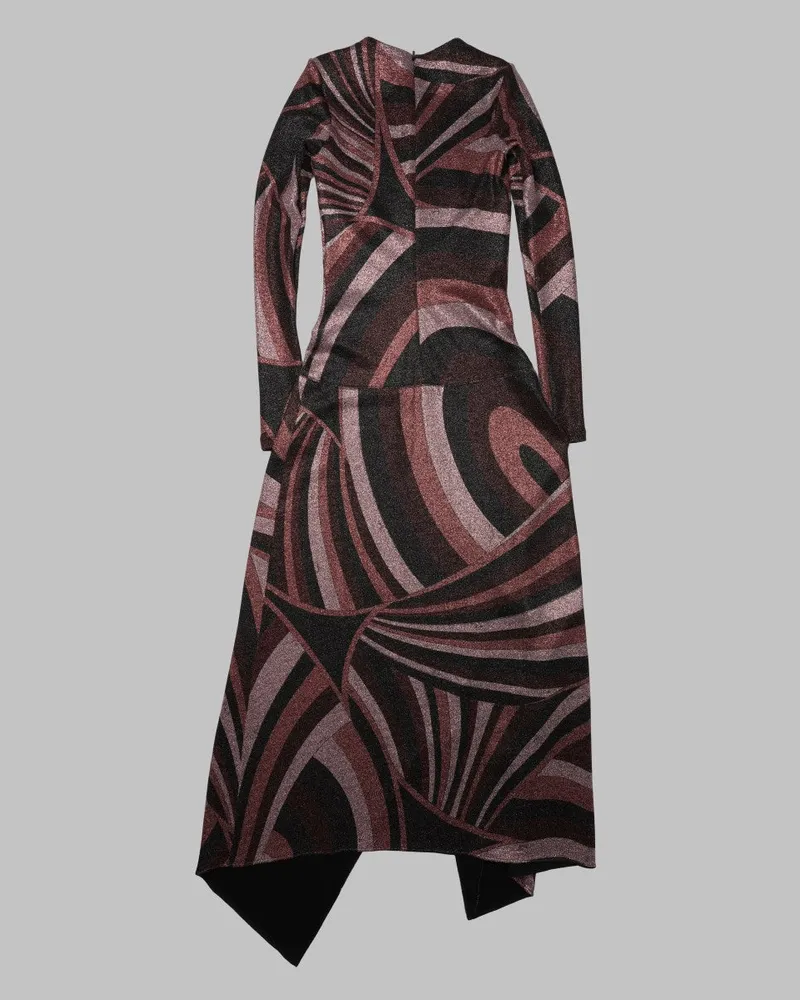 Emilio Pucci Iride Dress — Burgundy Burgundy