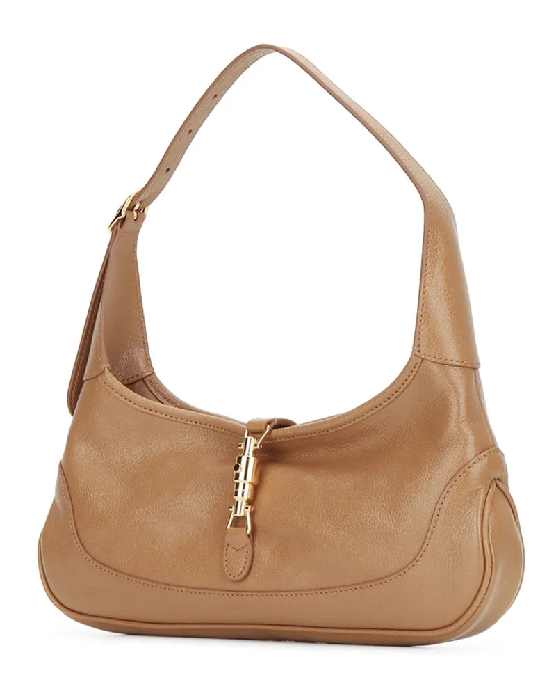 Gucci Women's Hbg Jackie 1961 Koibeigekoibeige Domestic Goat Borse A Mano Bag Beige