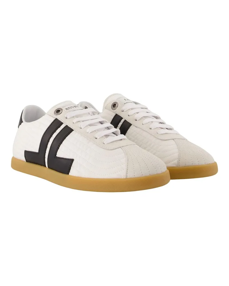 Lanvin Women's Glen Sneaker White Calfskin White