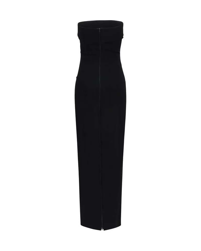 Balmain Women's Black Viscose Cocktail Dress Black