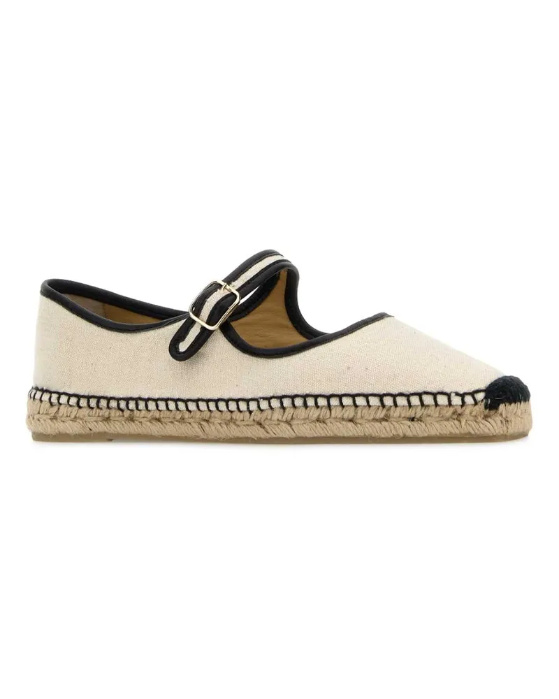 Castañer Women's Ivory Canvas Padua Espadrilles Crudo Espadrillas Beige