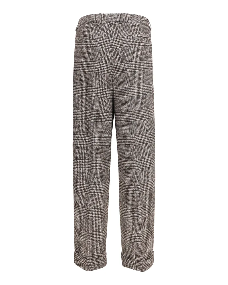 Dolce & Gabbana Prince of Wales Trousers — Gray Gray