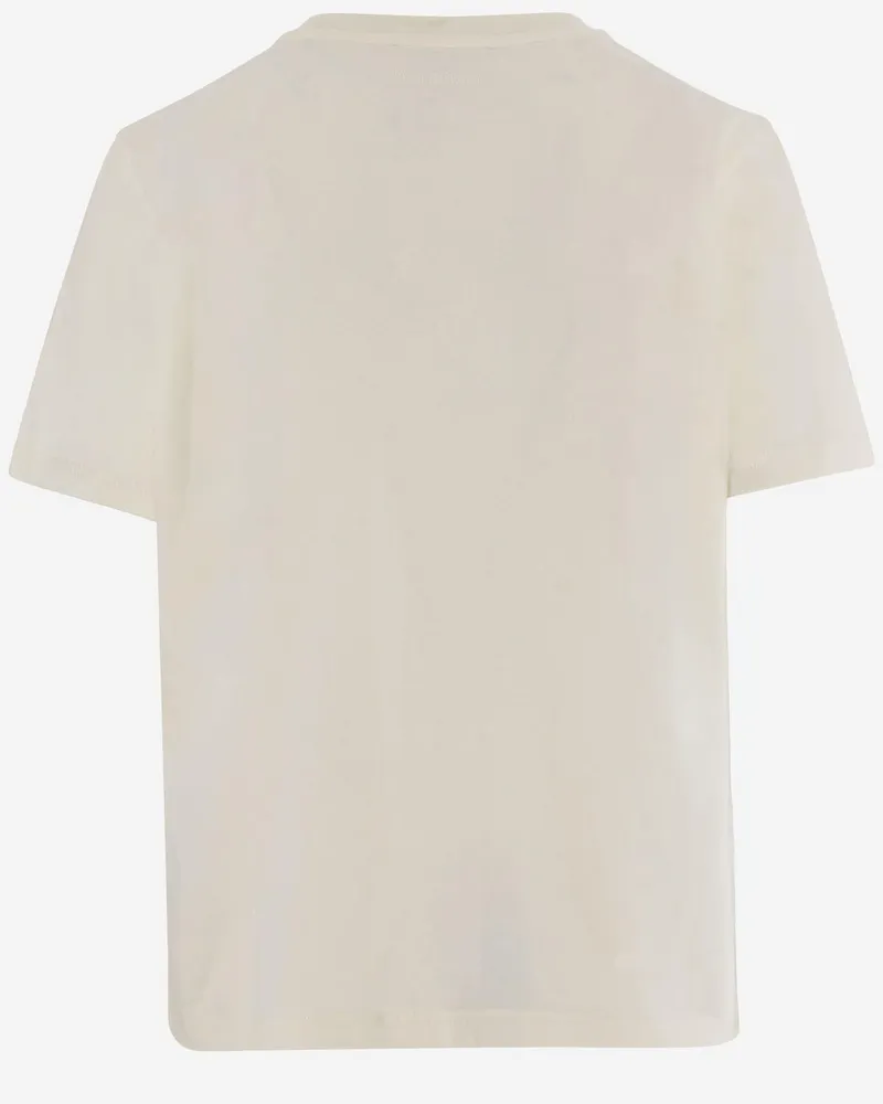J.W.Anderson Animal and Star Print T-Shirt — Beige Beige