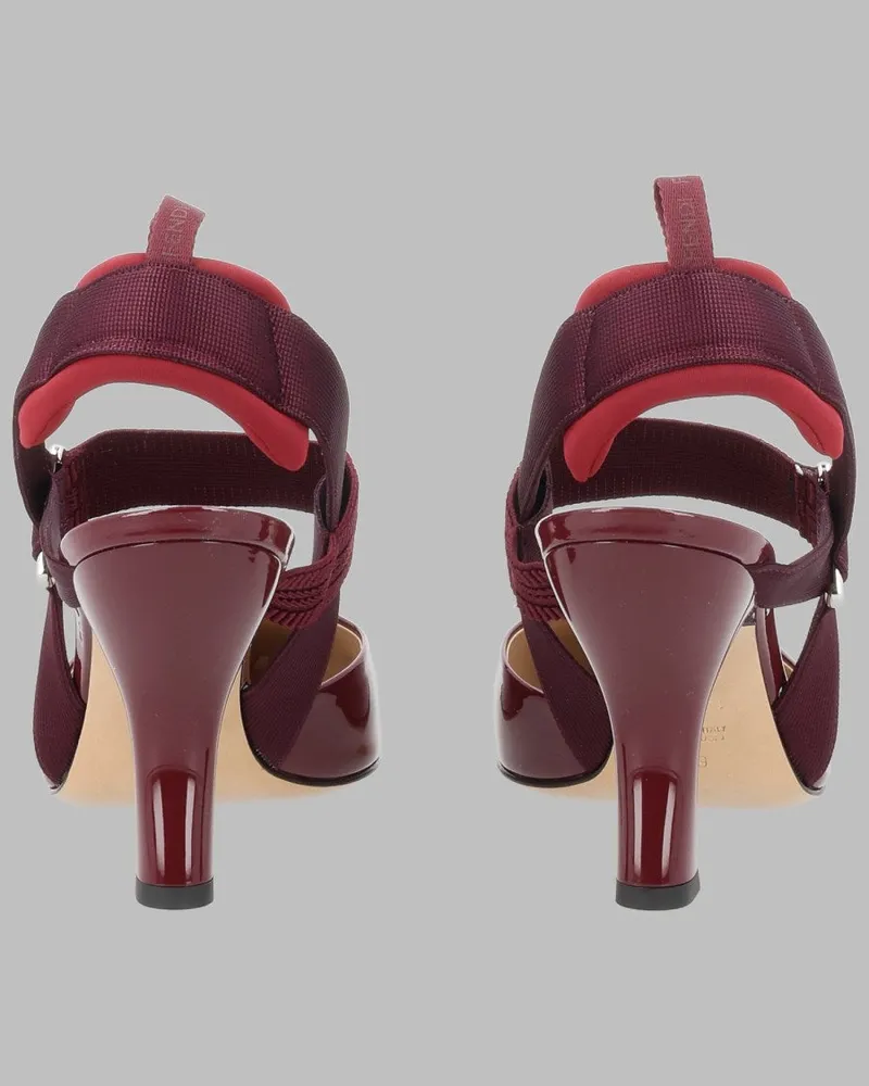 Fendi Colibrì Heel — Bordeaux Bordeaux