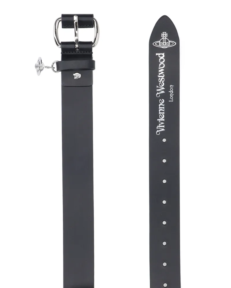 Vivienne Westwood Women's Belts Black Cow Leather Black