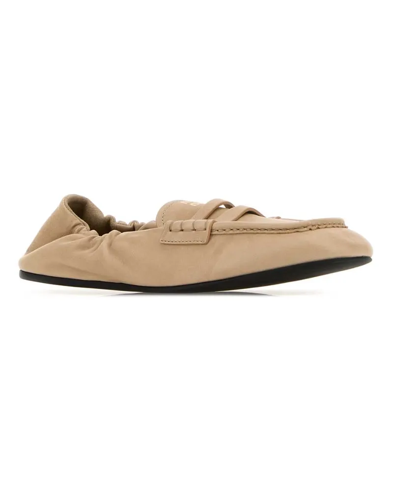 Miu Miu 5d341efd005efx F0065 Corda Mocassini Loafers Beige