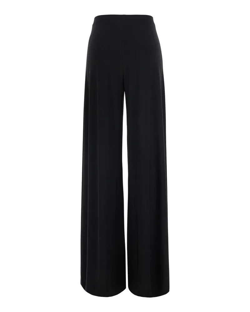 Norma Kamali Women's Trousers Bias Black Tech Fabric Polyester Black