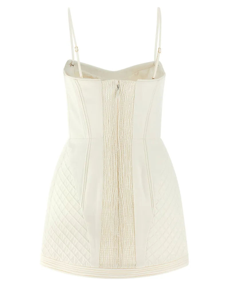 Zimmermann Women's White Cotton Short Dress White