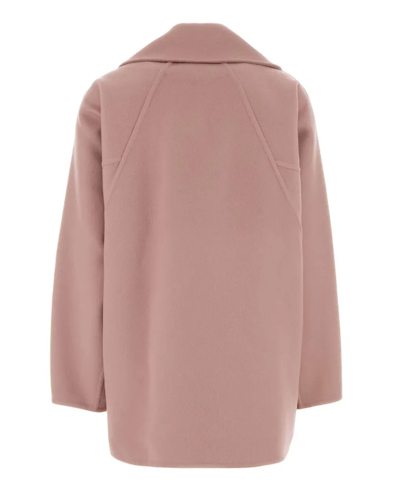 Loewe S359y01xe8 Pink Exterior: Wool Cappotti Coat Pink