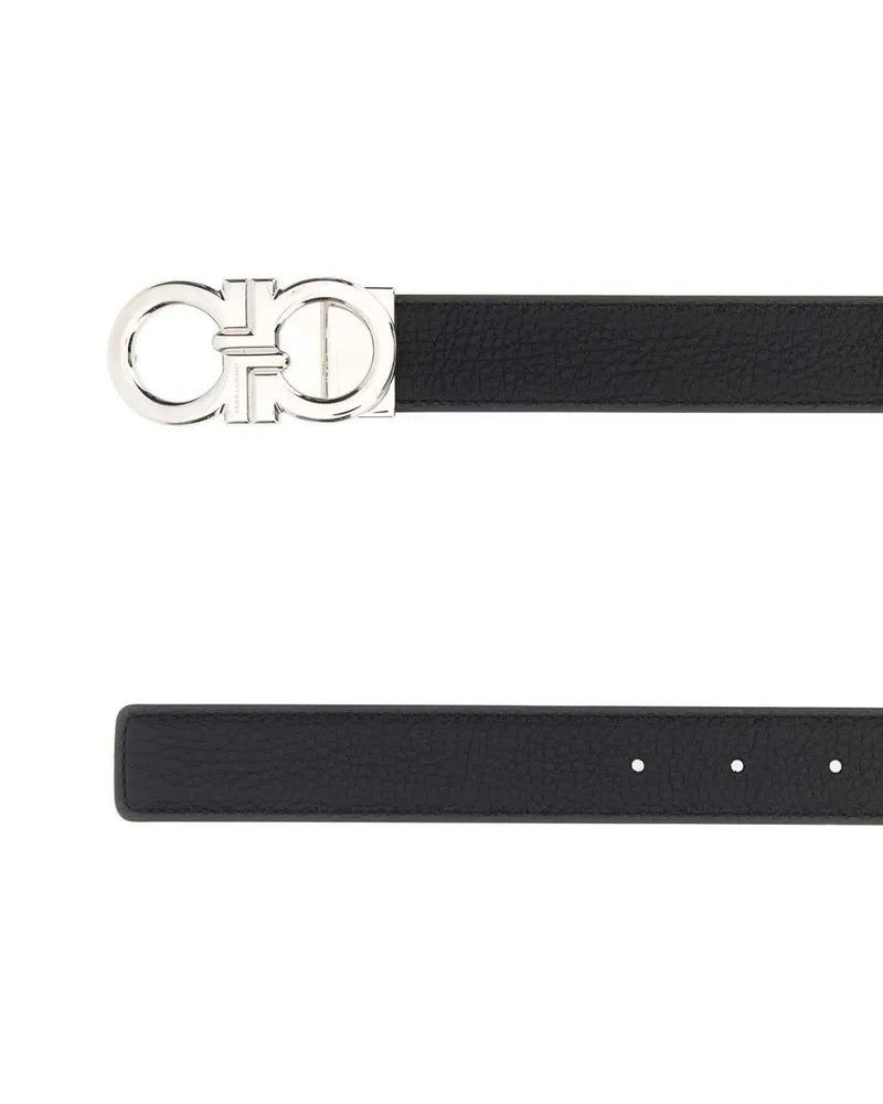 Ferragamo Men's Adjus Belt Black Calf Black