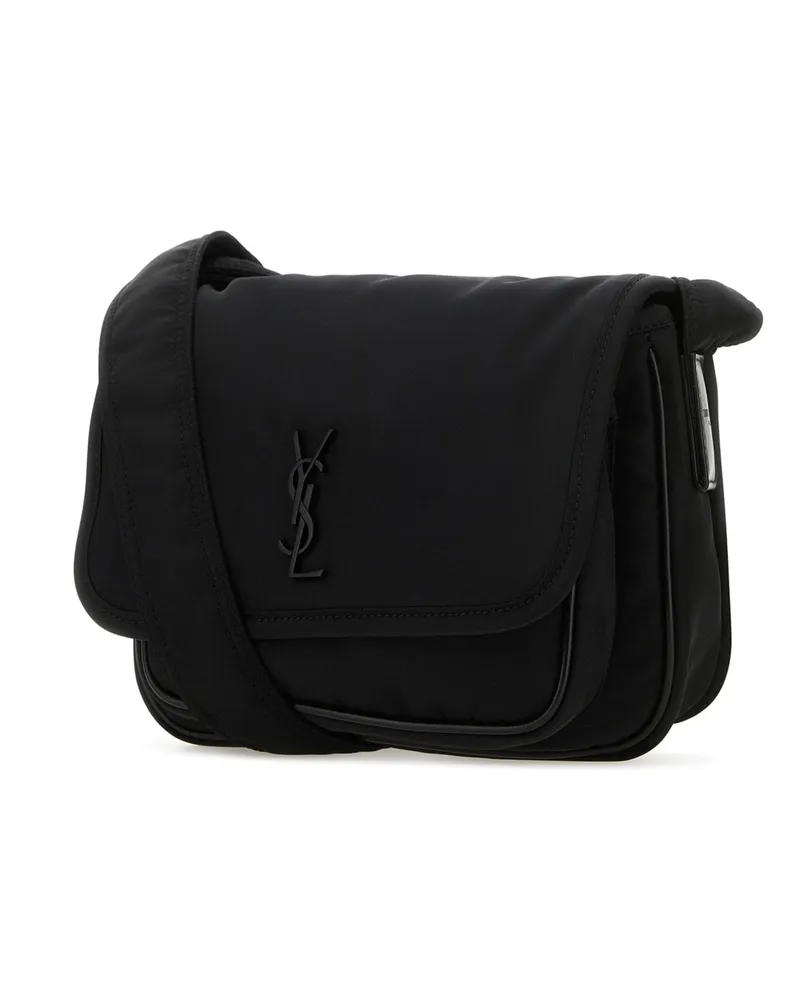 Saint Laurent Men's Ysl Bv Niki S Neronero Leather Borse A Tracolla Bag Black