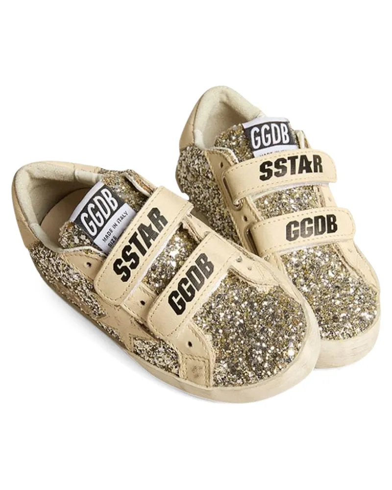 Golden Goose Old School Sneaker — Silver Silver