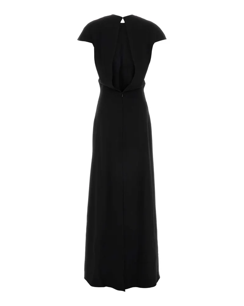 Jil Sander Women's Black Sable Long Dress 001 Abiti Black