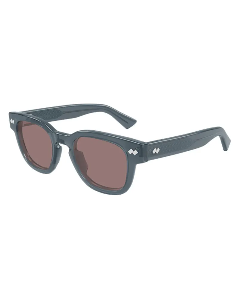 Bottega Veneta BV1441S Square-Frame Sunglasses — Gray Gray