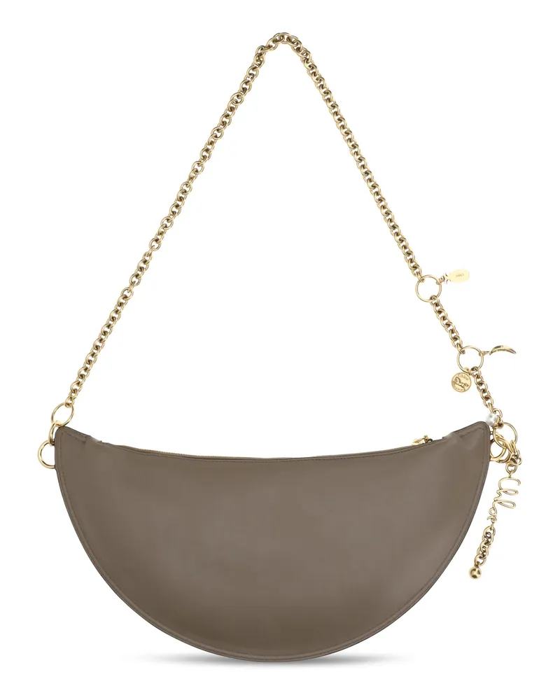 Chloé Women's Shoulder Bag Icons Deep Taupe Calf Leather (bos Taurus Taupe