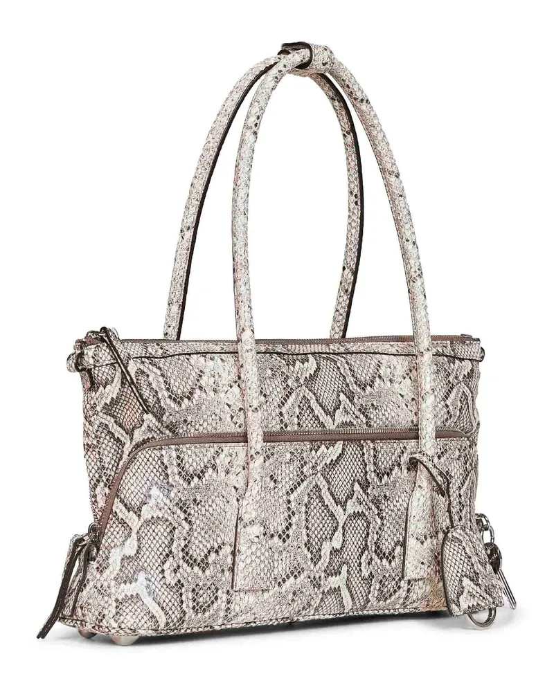 Maison Margiela Women's Shoulder Bag 5ac East-West Grey Goatskin Handbags Hand Gray