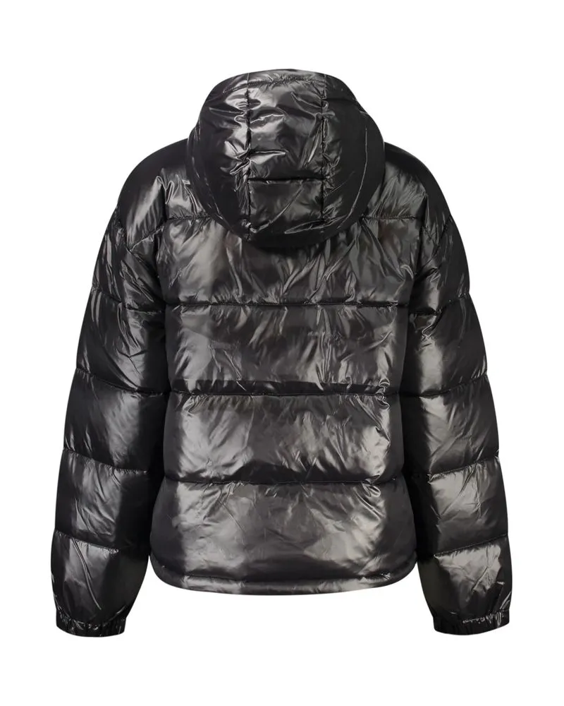 Calvin Klein Quilted Nylon Down Jacket — Black Black