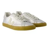 Women's Sneaker Silver Calfskin