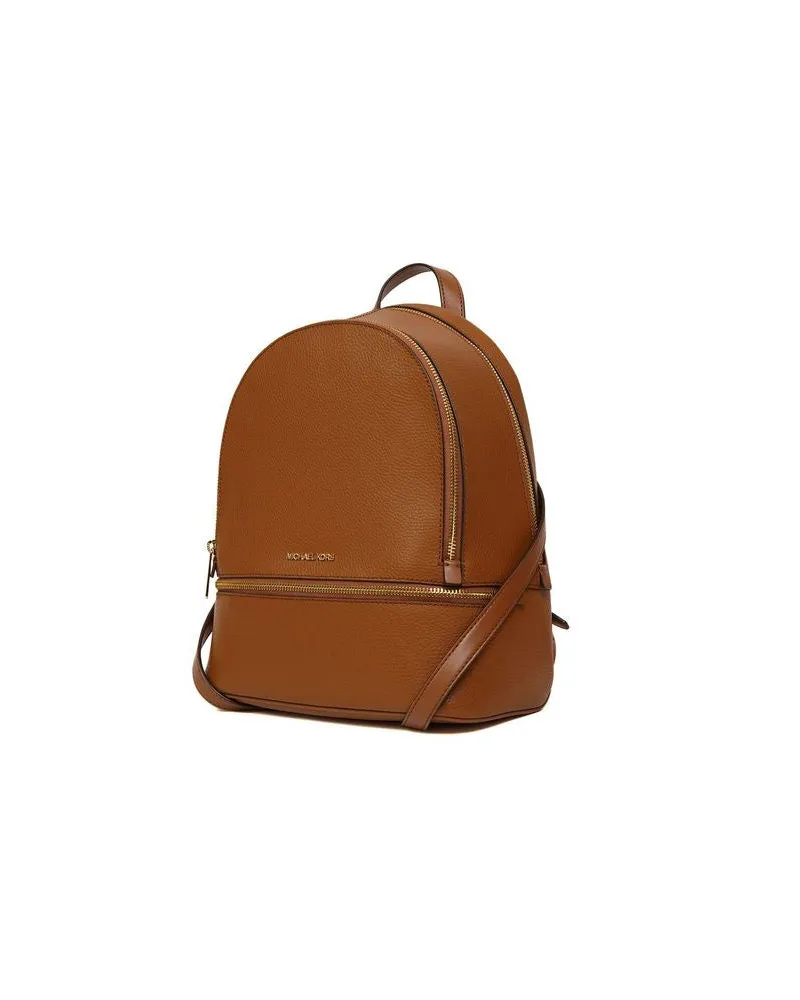 Michael Kors Women's Backpack Luggage Leather Brown