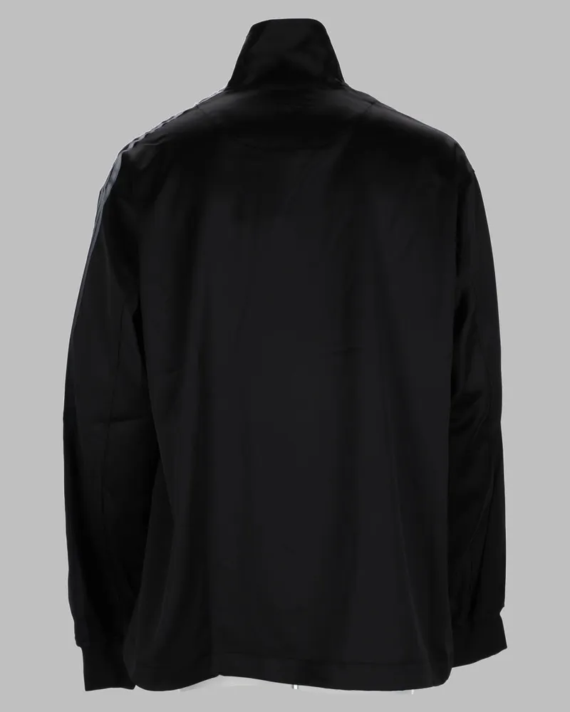 adidas Satin Track Jacket — Black Black