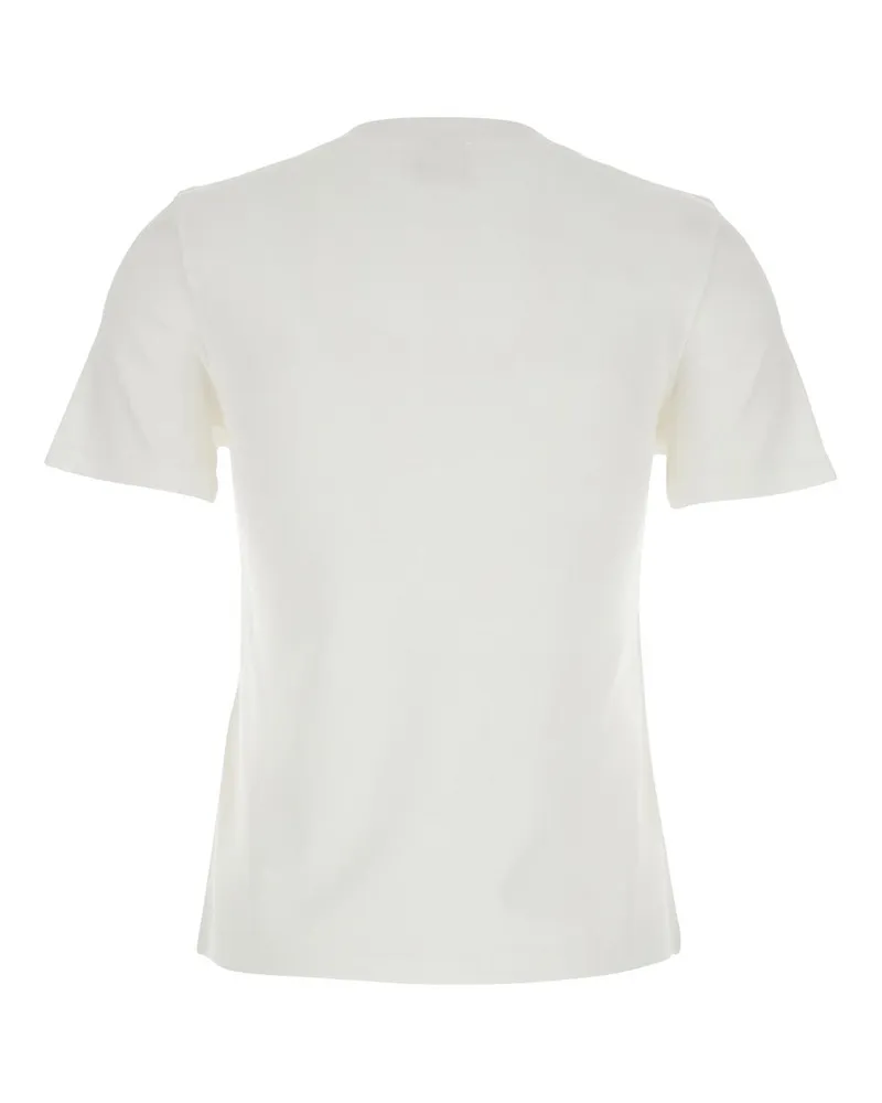 Chloé Women's T-Shirt Crew Neck White Cotton T-Shirts & Jerseys White