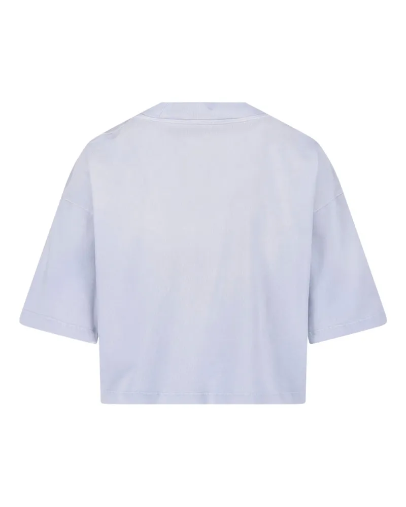 Marni Women's T-Shirts And Polos Light Blue Cotton Blue