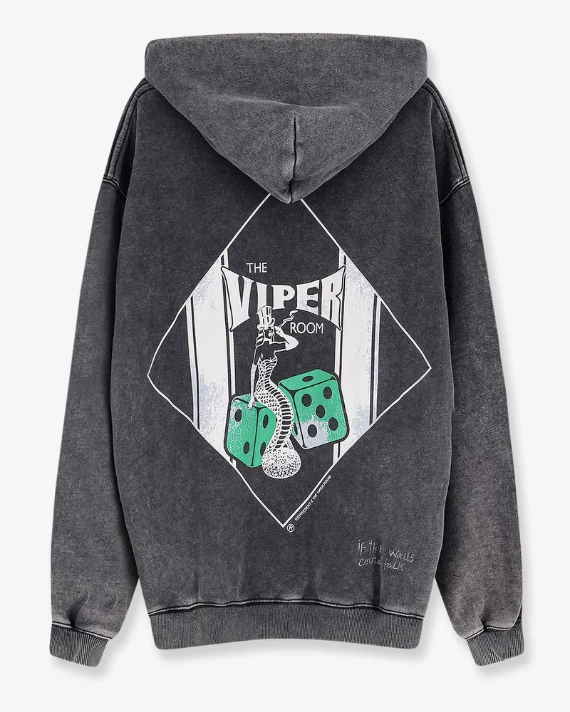REPRESENT Men Hooded Sweatshirt Grey Cotton Sweatshirts Sweater Gray