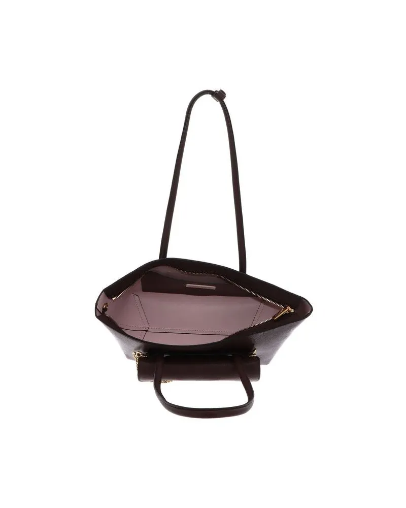 Coccinelle Women's Shopping Bag Berry Bovine Leather - Shopper-Bags Brown