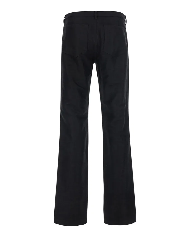 Rick Owens Men's Trousers Vega Black Black